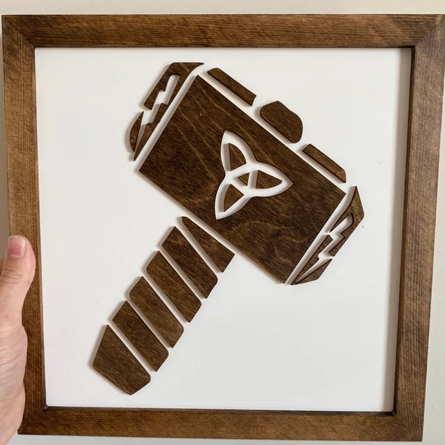 Superhero Wall Art | 14x14 inch Wood Sign | Super Hero Wall Art | Superhero Gallery Wall