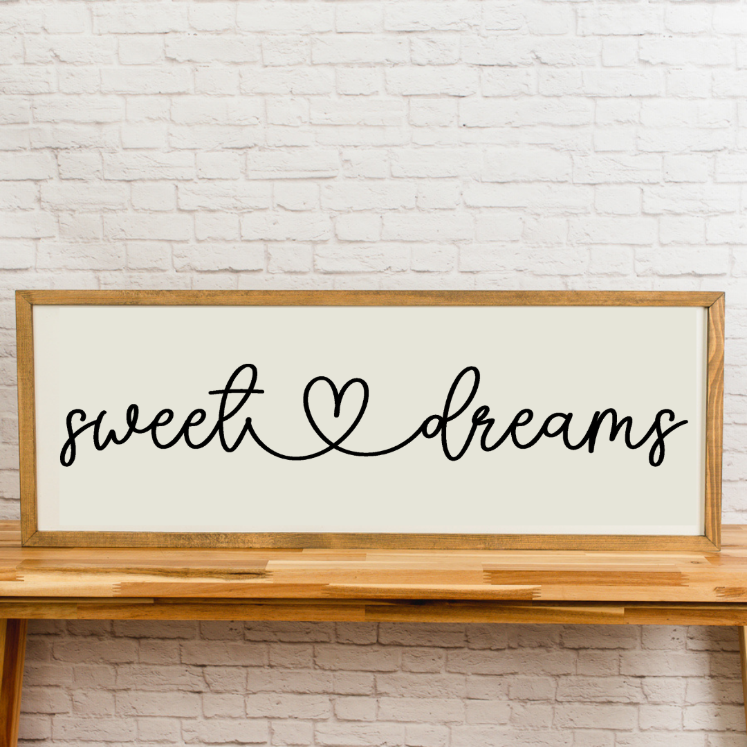 Sweet Dreams | 13x35 inch Wood Sign