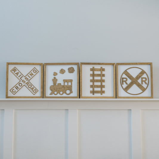 Train Sign | Wood Sign | Train Theme Room | Choose Your Finish