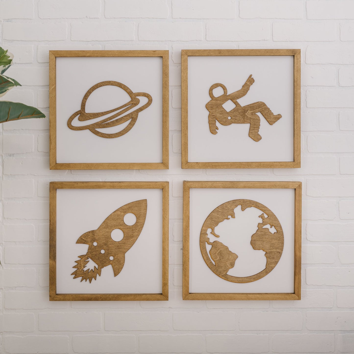 Outer Space Sign | 14x14 inch Wood Sign | Outer Space Room Decor