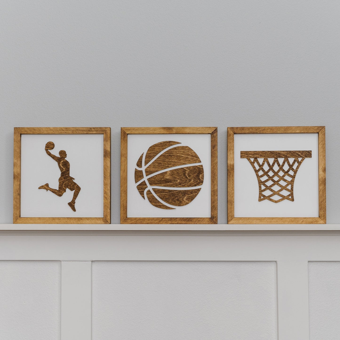 Basketball Room Sign | 11 inch Wood Sign