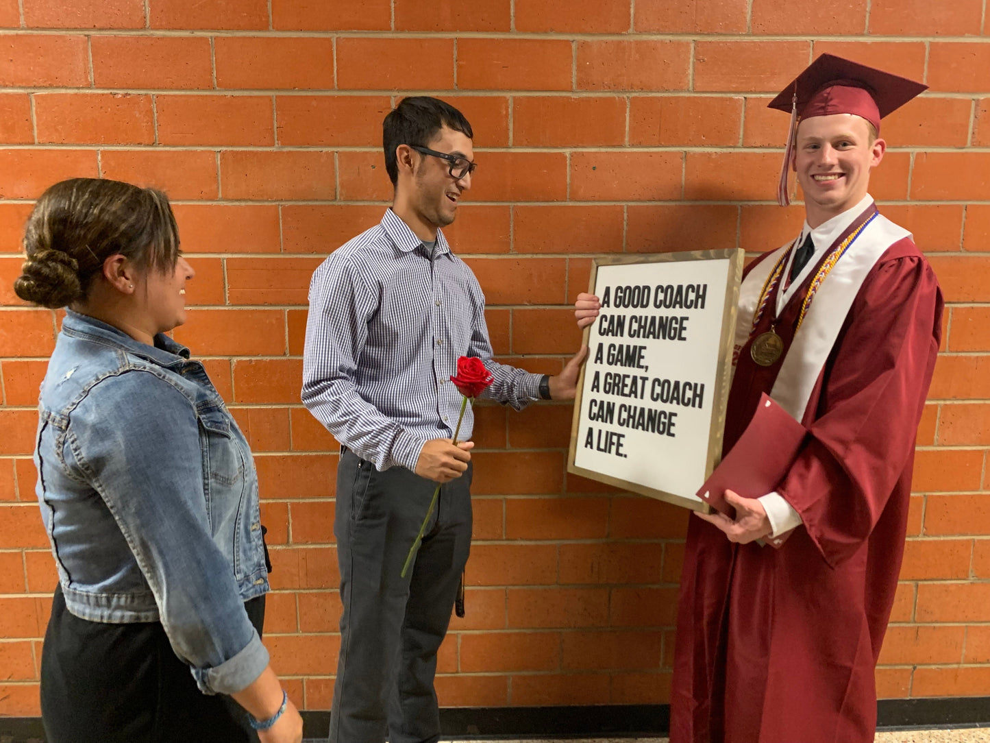 Coach Quote Sign | 17x21 Wood Sign | Coach Gift