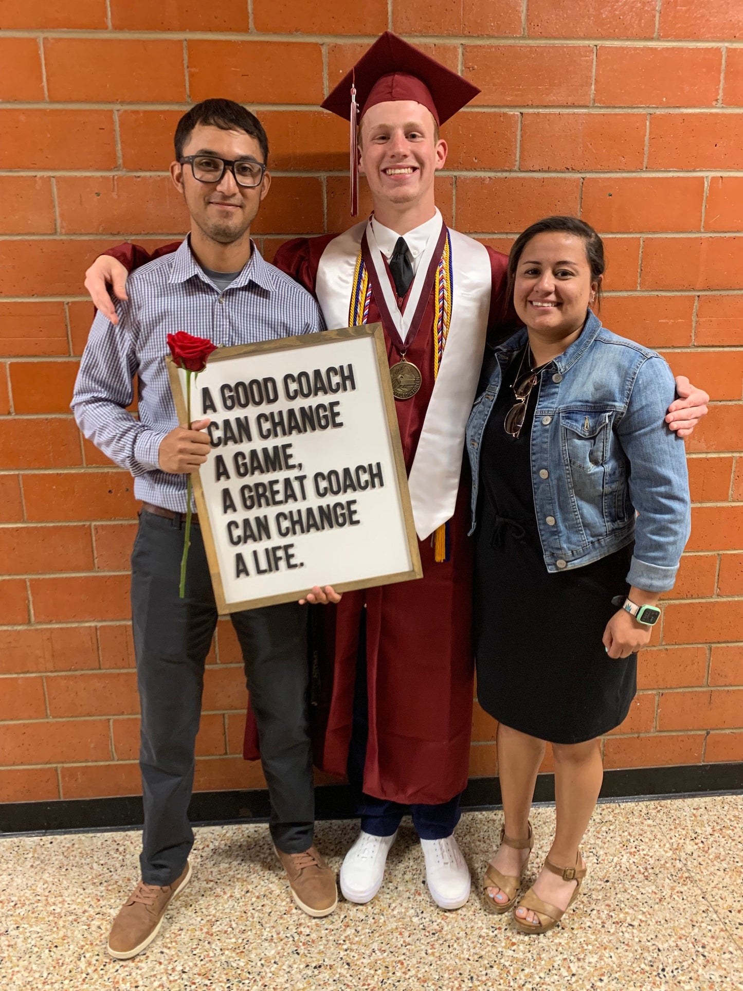 Coach Quote Sign | 17x21 Wood Sign | Coach Gift