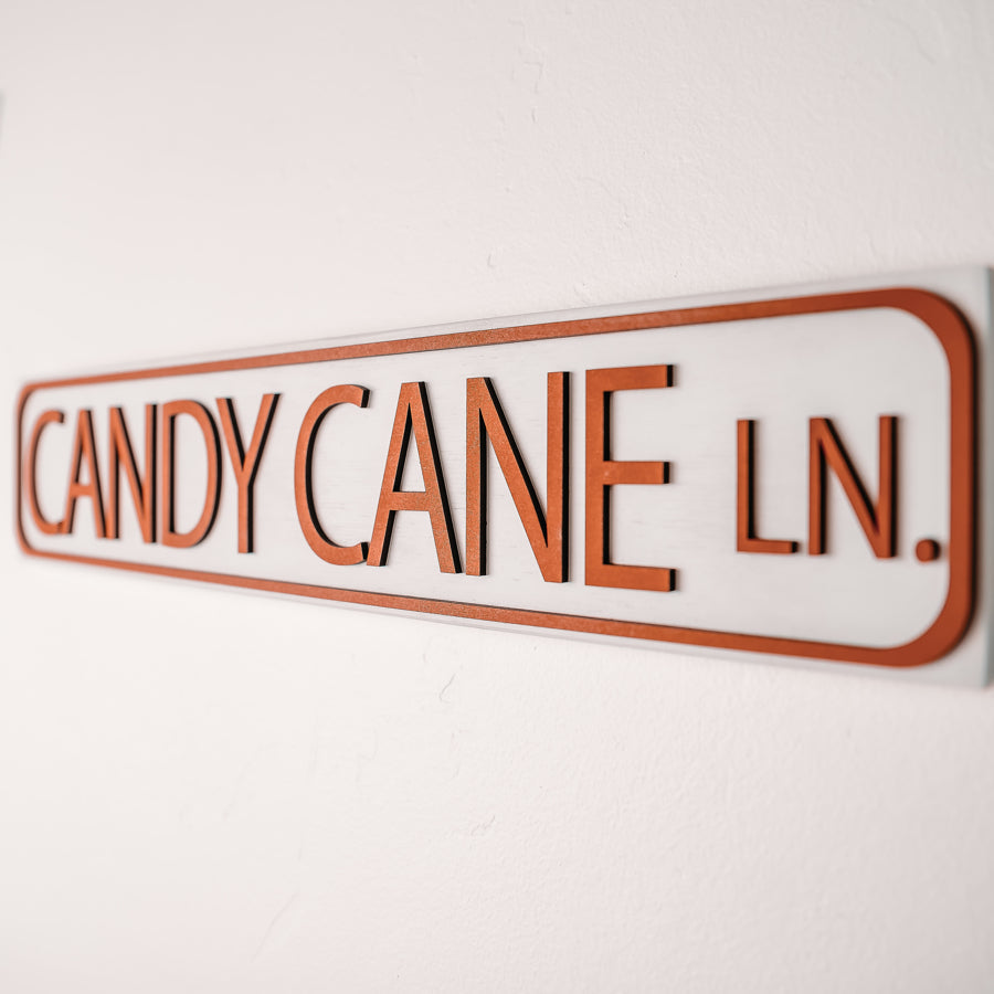 Christmas Street Sign | 4x20 inch Wood Sign