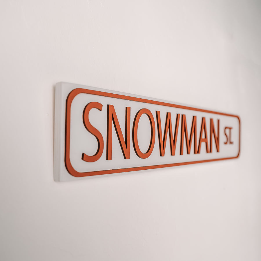 Christmas Street Sign | 4x20 inch Wood Sign