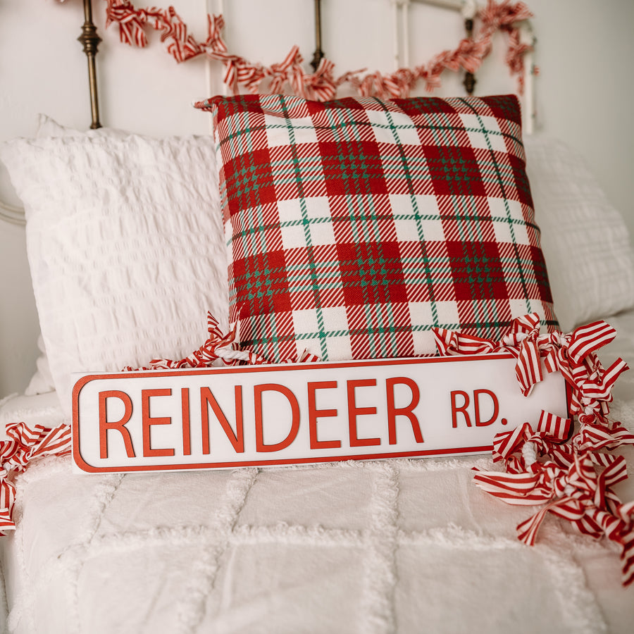 Christmas Street Sign | 4x20 inch Wood Sign