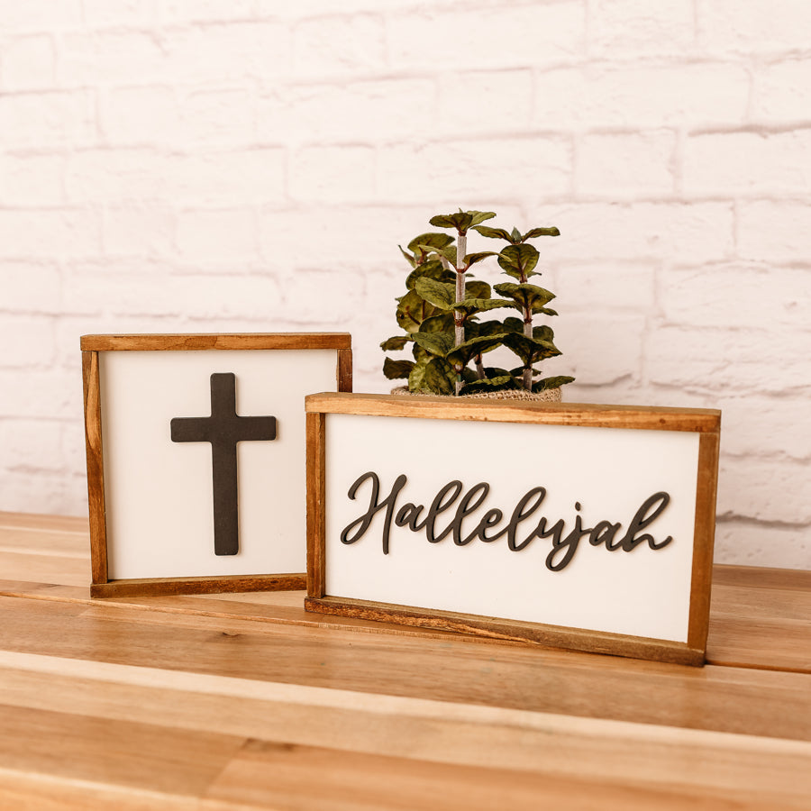 Easter Tiered Tray Signs