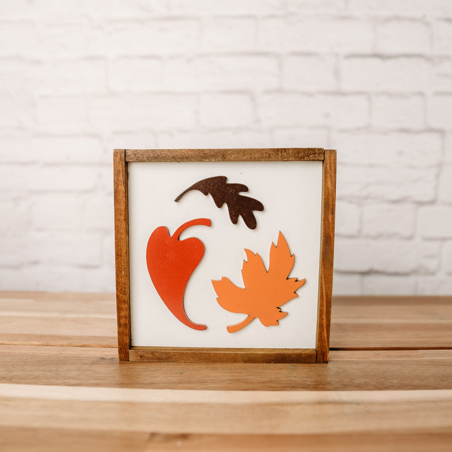 Fall Tiered Tray Signs
