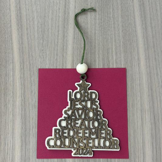 Names of Christ Ornament