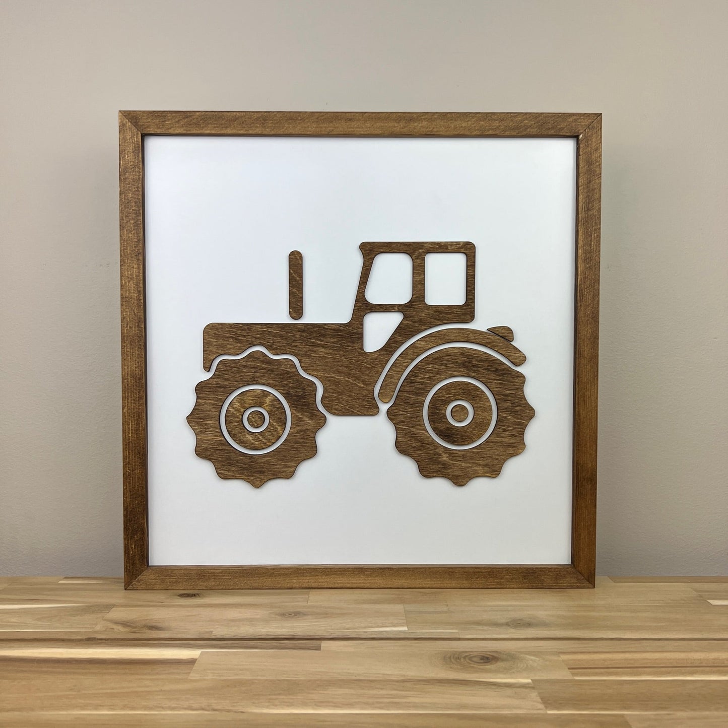 Construction Truck | 14x14 inch Wood Sign | Construction Room Decor | Construction Truck Bedroom