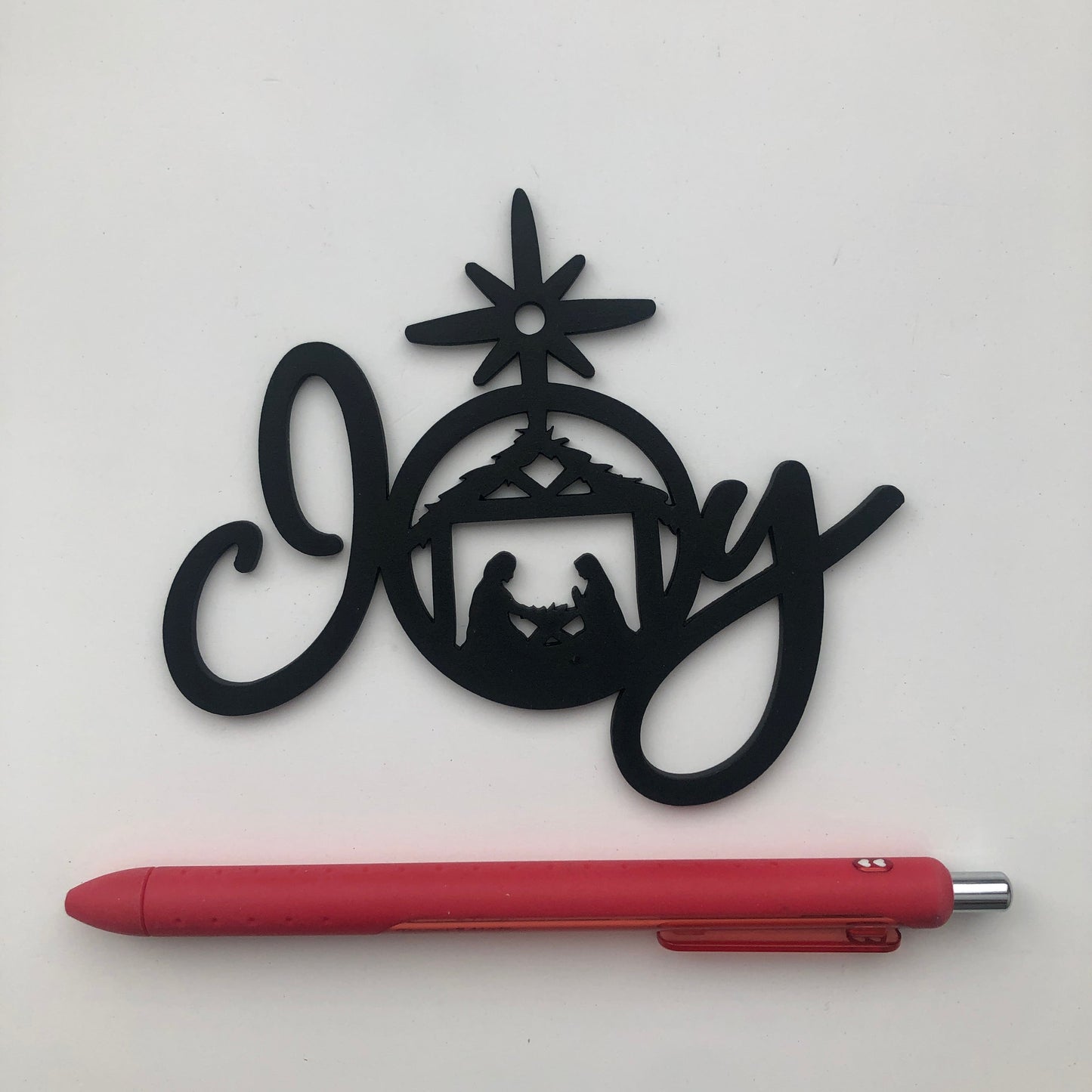 Joy Nativity Ornaments Bundle of 4