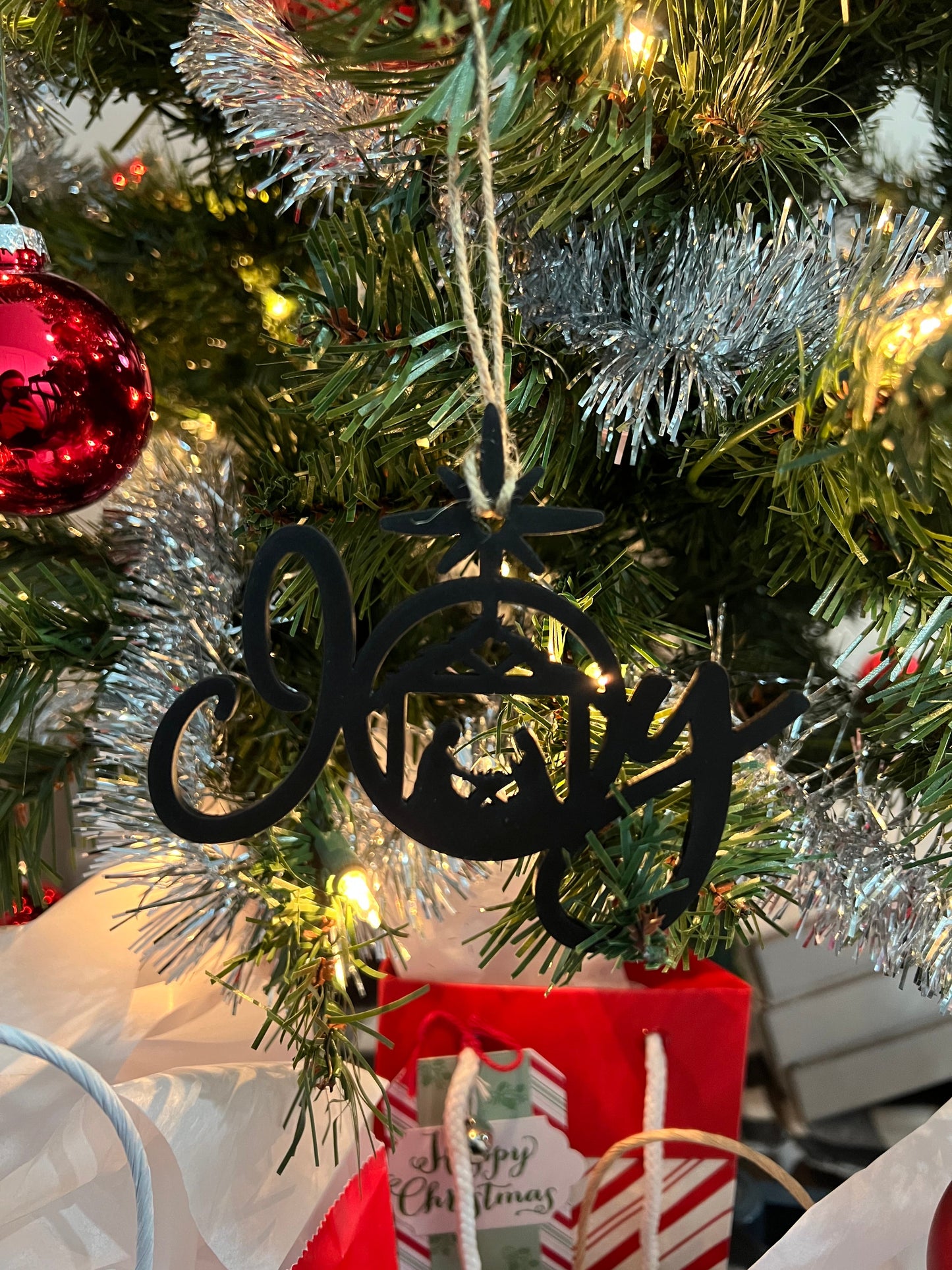 Joy Nativity Ornaments Bundle of 4