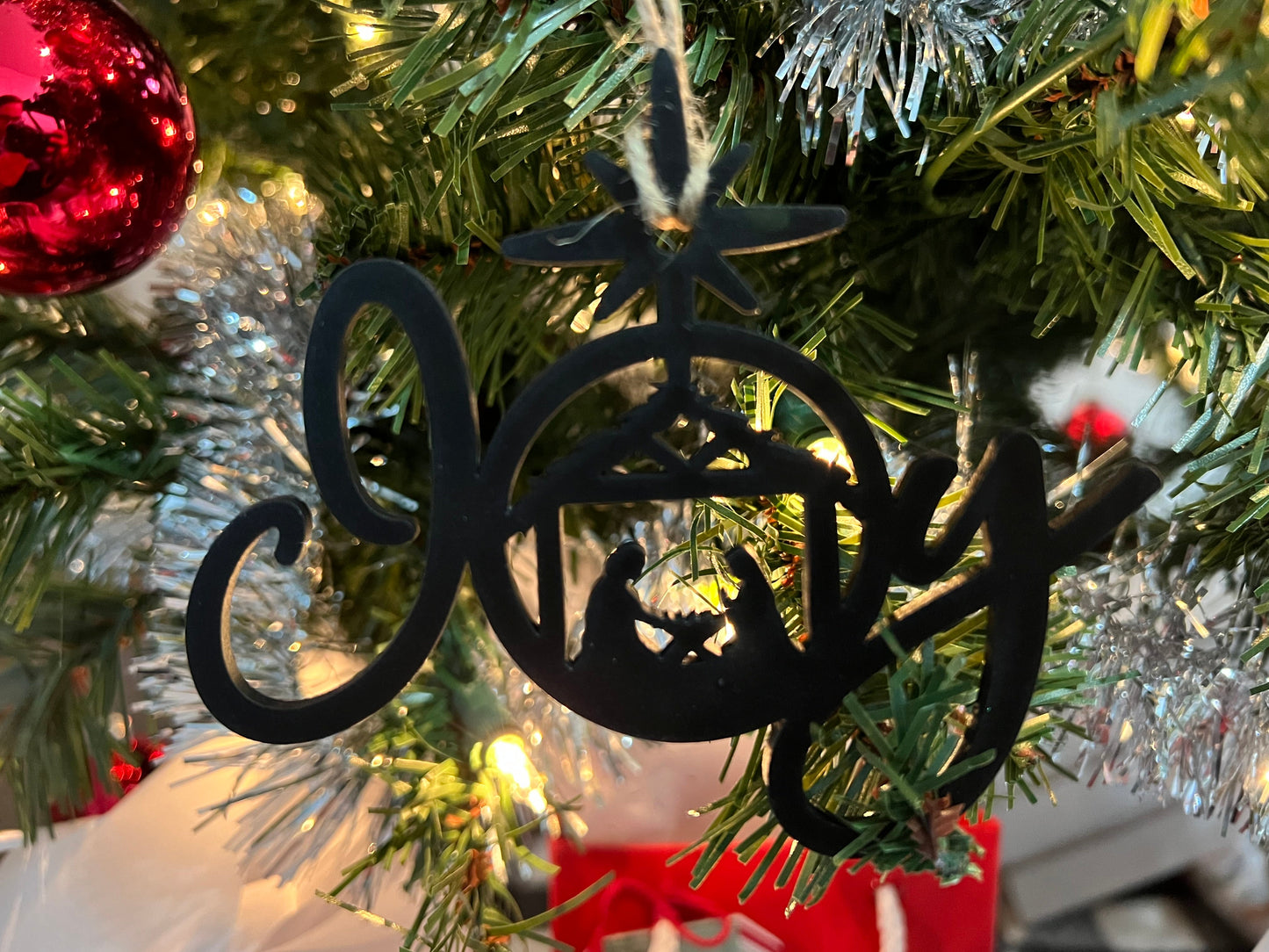 Joy Nativity Ornaments Bundle of 4