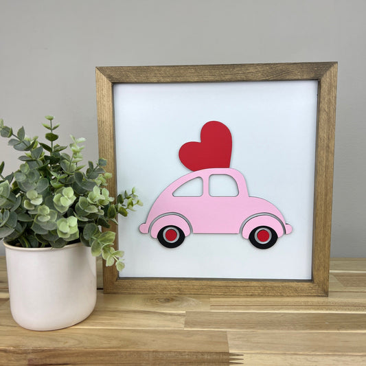 Love Bug | 11x11 inch Wood Sign | Valentine Sign