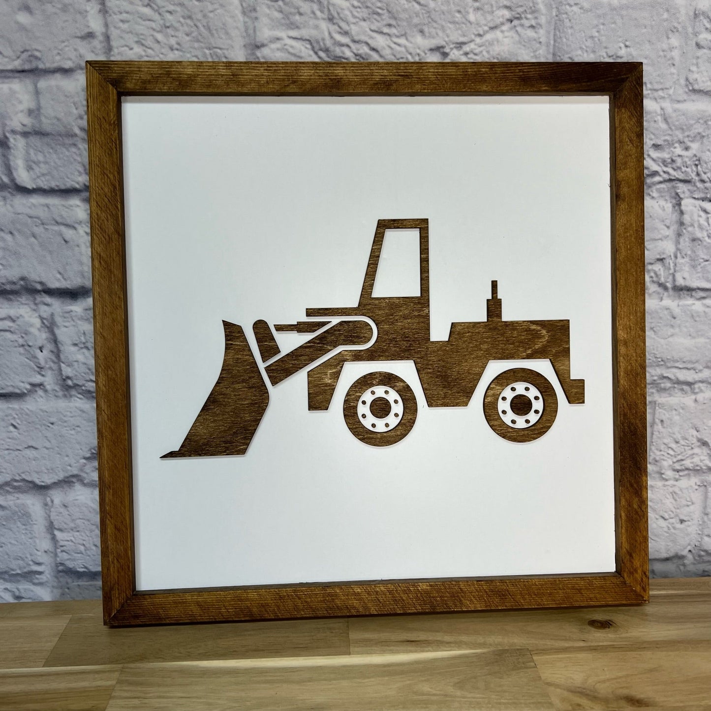 Construction Truck Sign 16 inch - Construction Room - Construction Vehicles - Boys Construction Truck Room