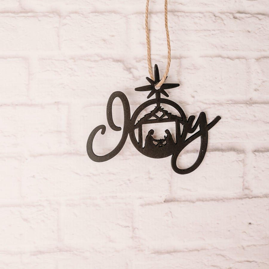 Joy Nativity Ornaments Bundle of 4