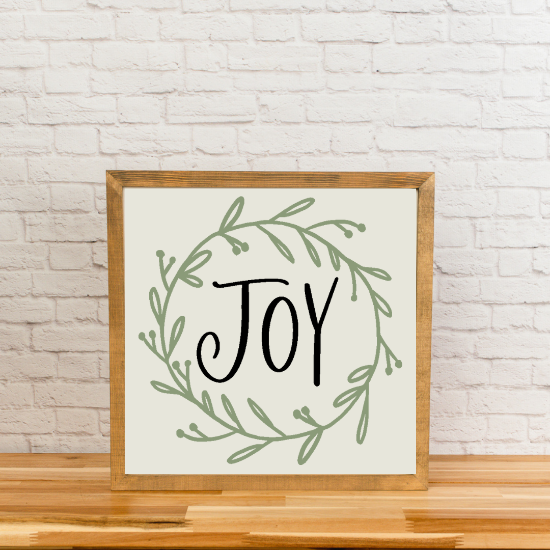 Joy | Wood Sign