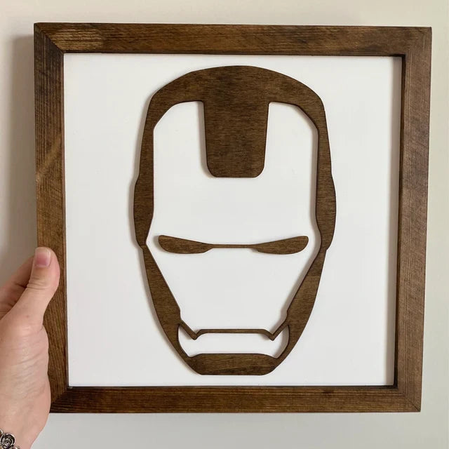 Superhero Wall Art | 14x14 inch Wood Sign | Super Hero Wall Art | Superhero Gallery Wall