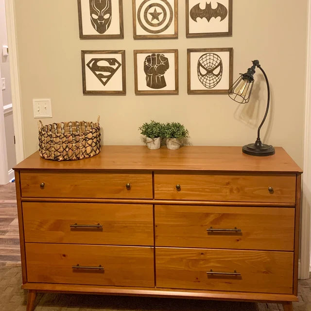 Superhero Wall Art | 16x16 inch Wood Signs