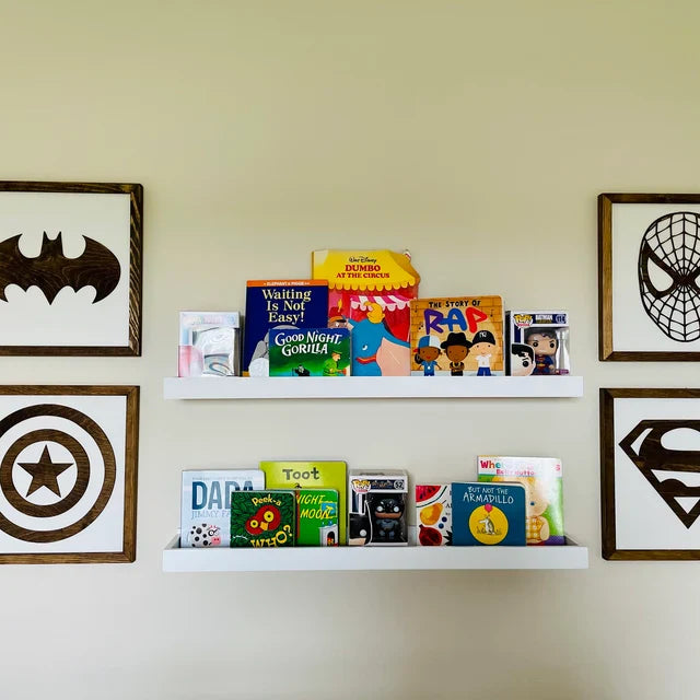 Superhero Wall Art | 16x16 inch Wood Signs