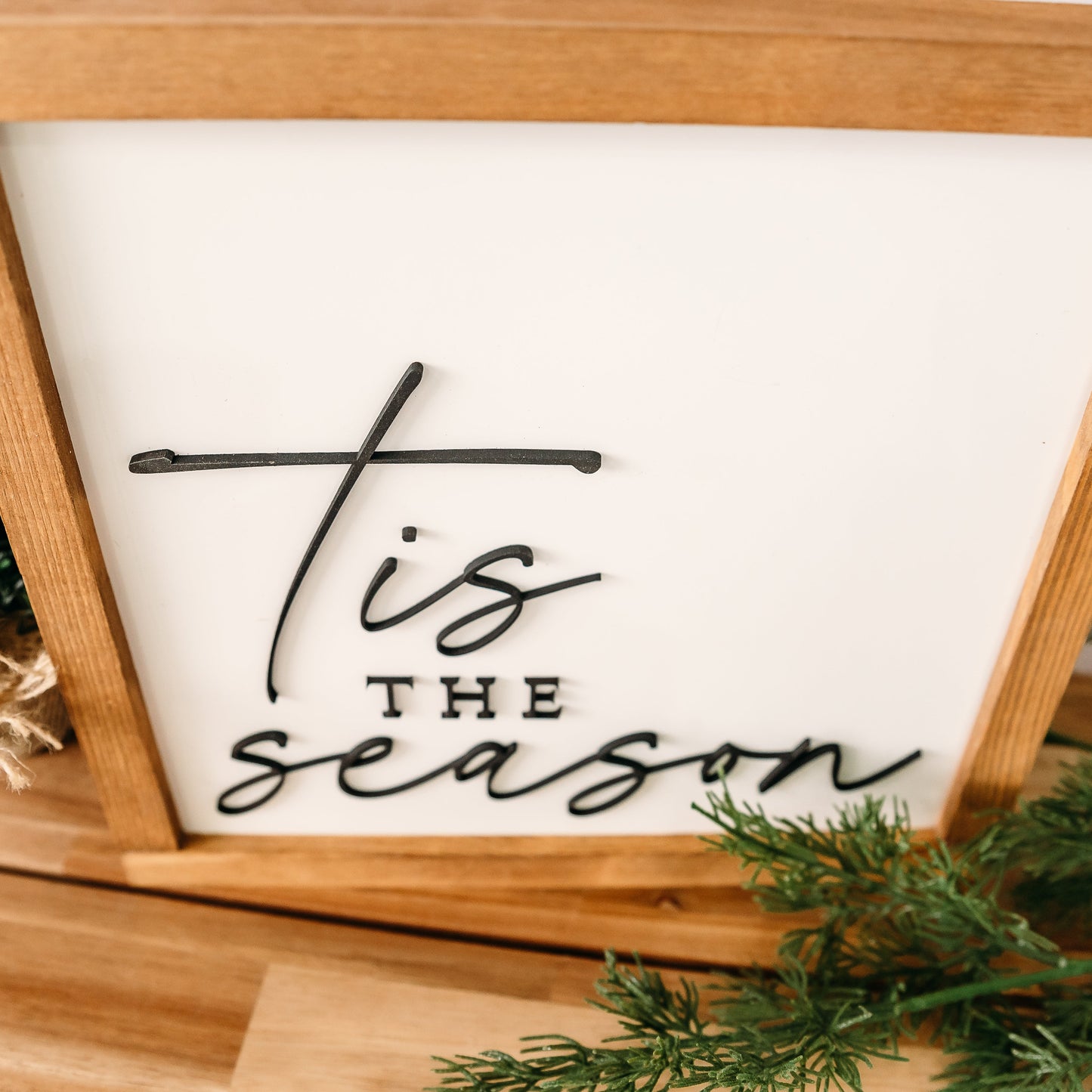 Tis the Season | 11x11 inch Wood Sign