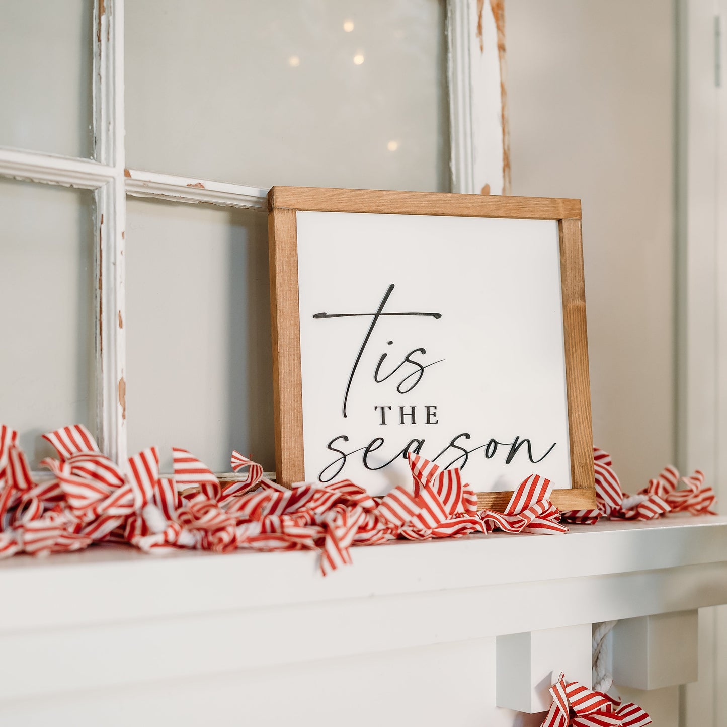 Tis the Season | 11x11 inch Wood Sign