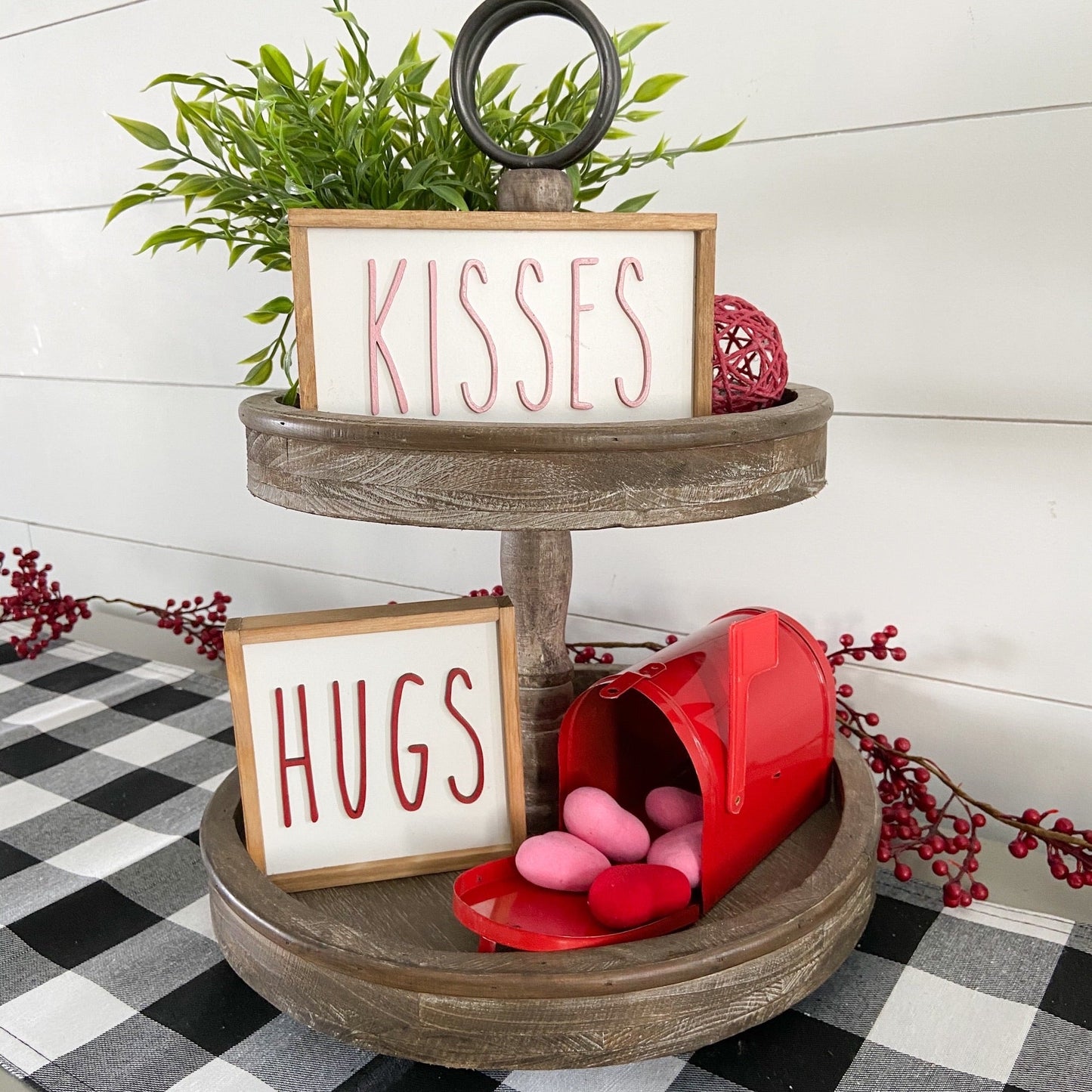 Valentine's Mini Signs | Tier Tray Decor