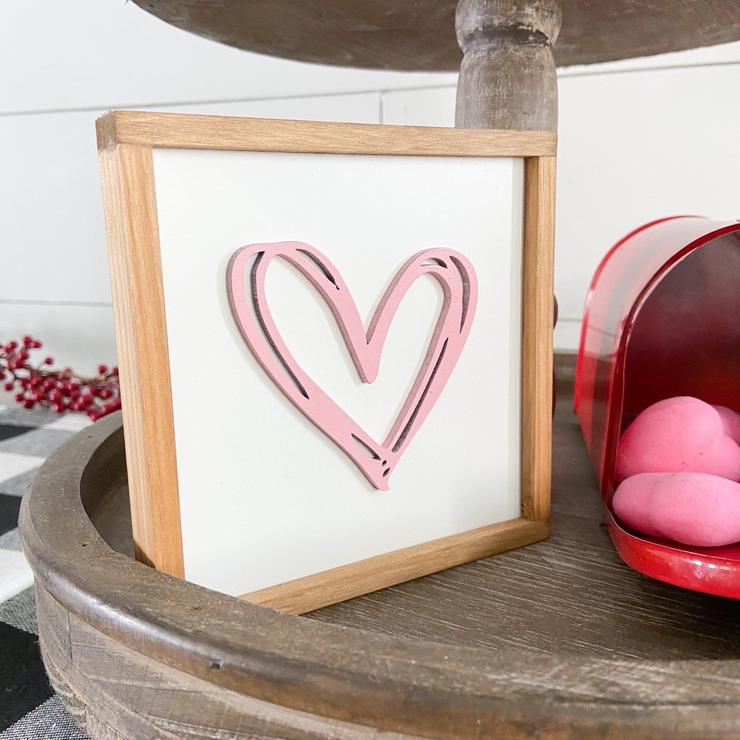 Valentine's Mini Signs | Tier Tray Decor